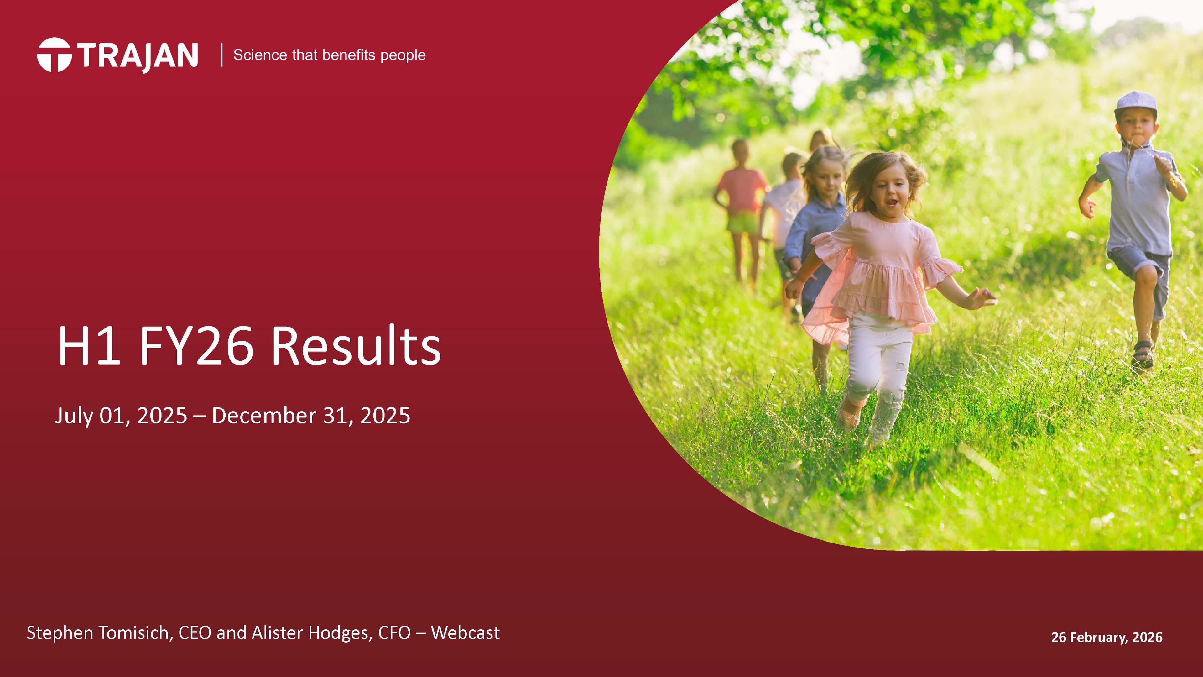 Trajan Investor Site Image