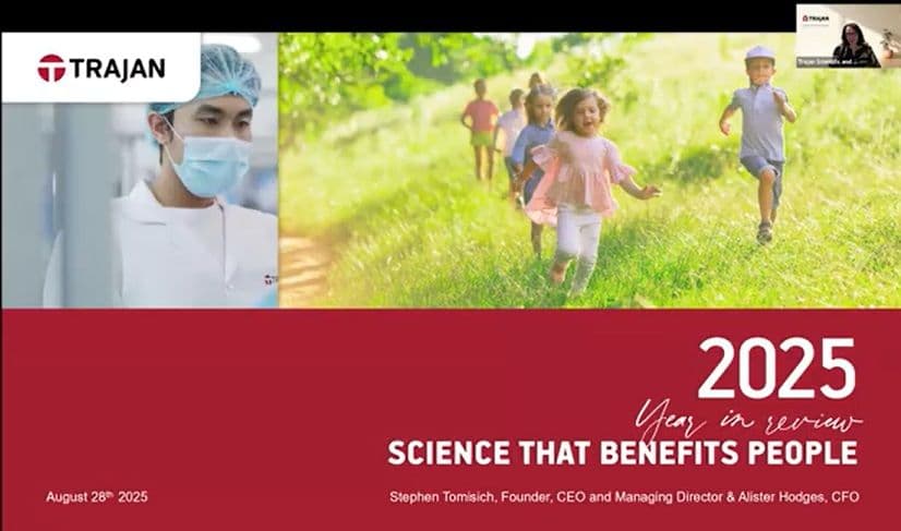 Trajan Investor Site Image